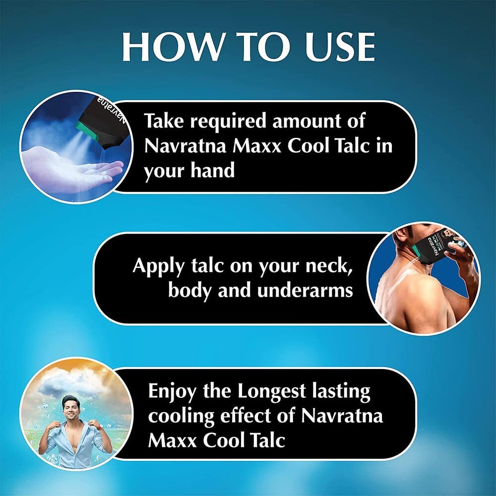 NAVRATNA COOL TALC MINT FRESH – view 5