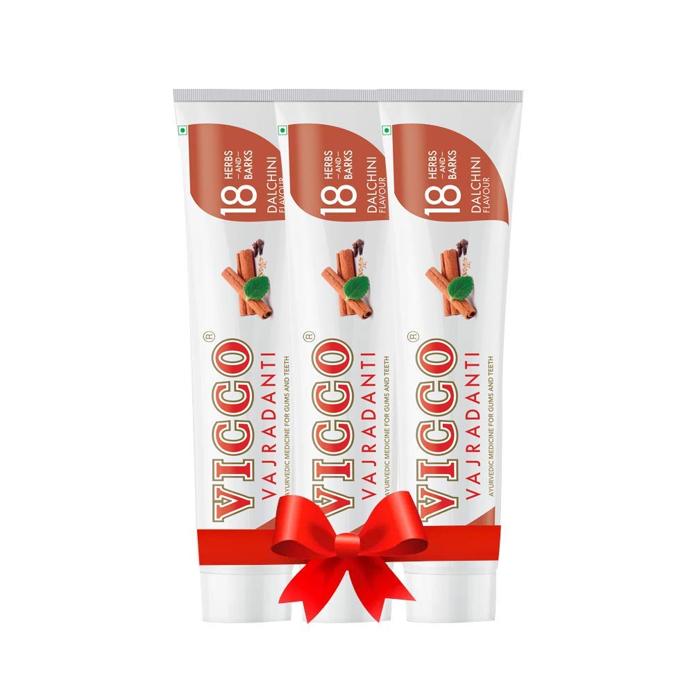 Vicco Vajradanti Ayurvedic Paste with 18 essential Herbs and Barks Dalchini Flavour 160 gms (Pack of 3) – view 4