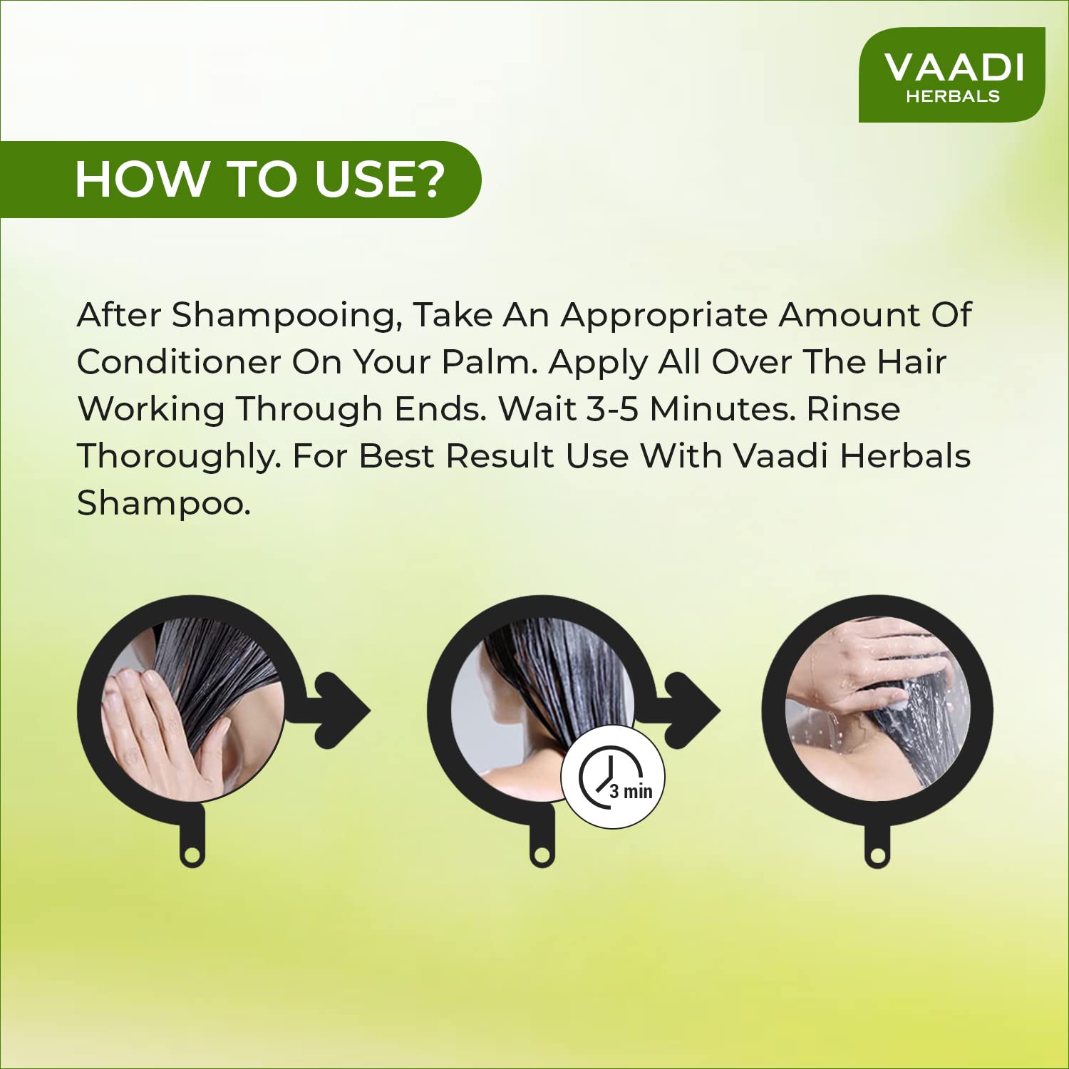 Vaadi Herbals Olive Conditioner with Avocado Extract, 110ml – view 5
