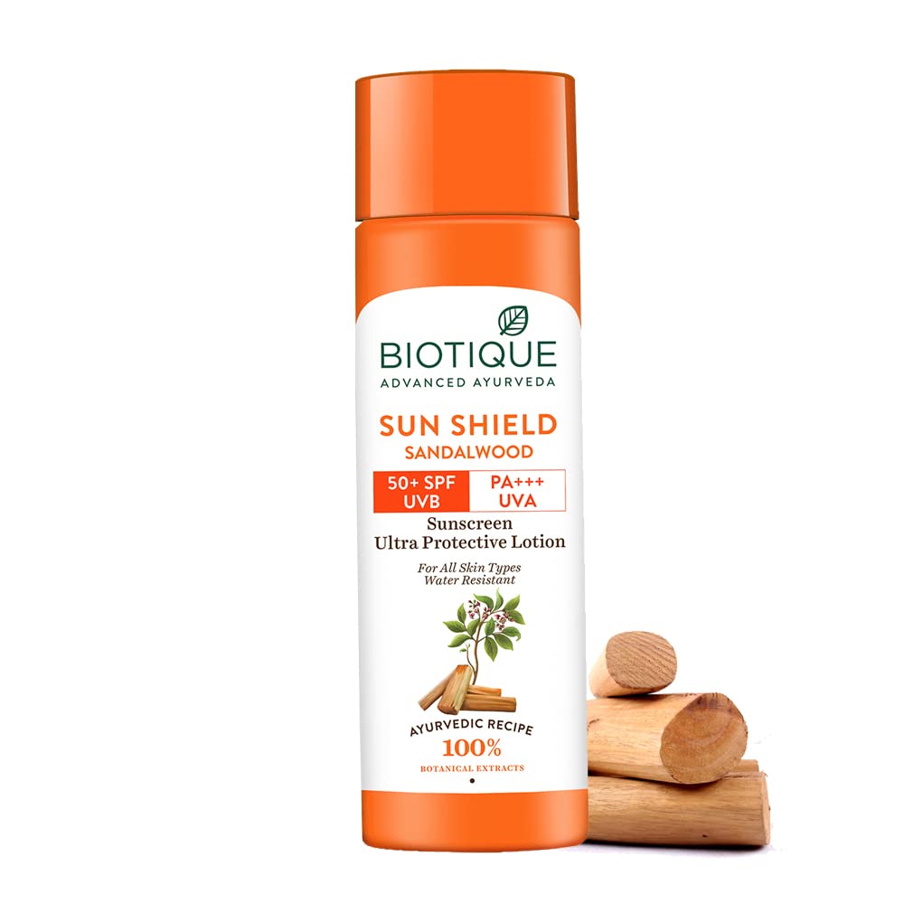 Biotique sandalwood sunscreen lotion for face and neck 190 ml