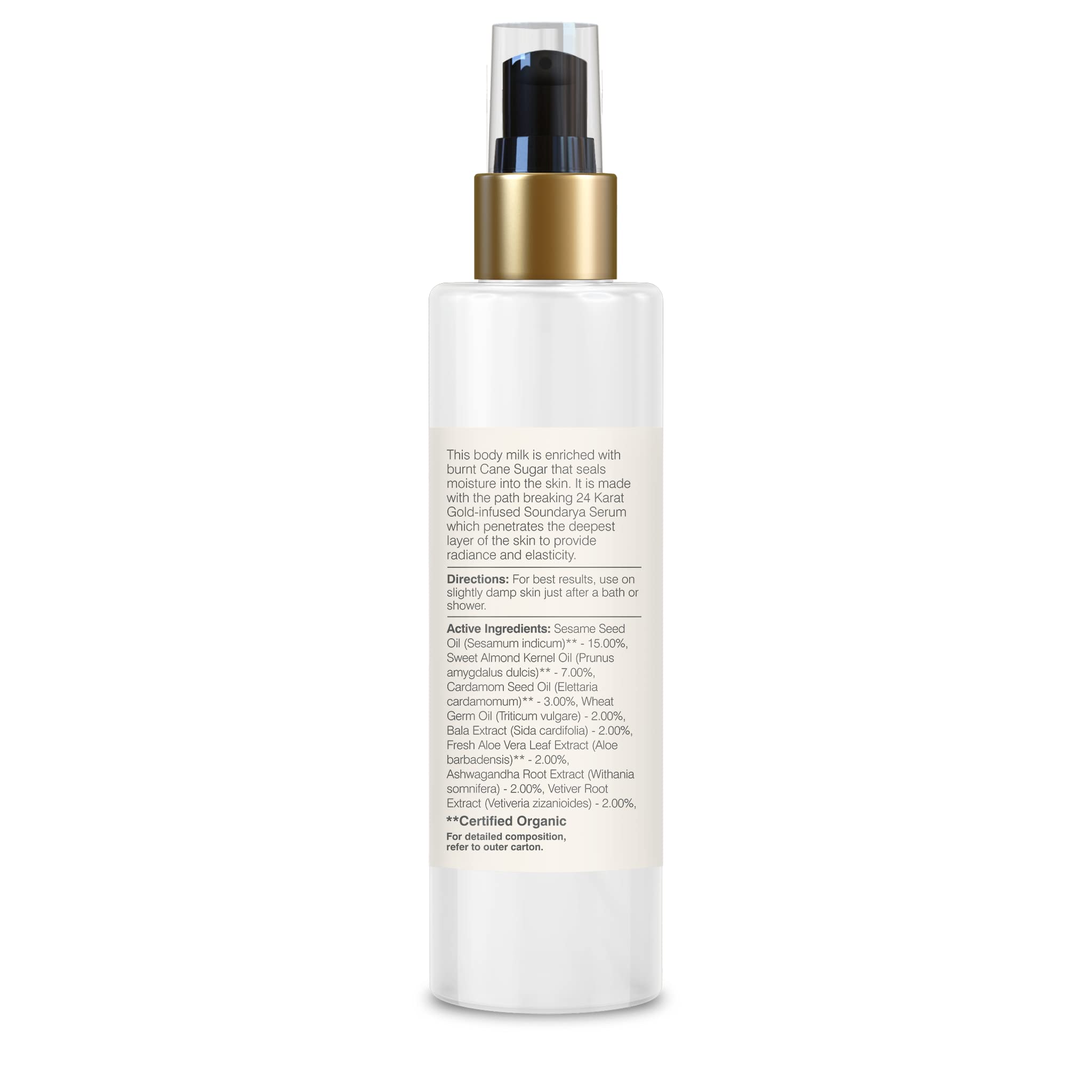 Forest Essentials Ultra Rich Body Milk Soundarya With 24k Gold & SPF 25 – view 3
