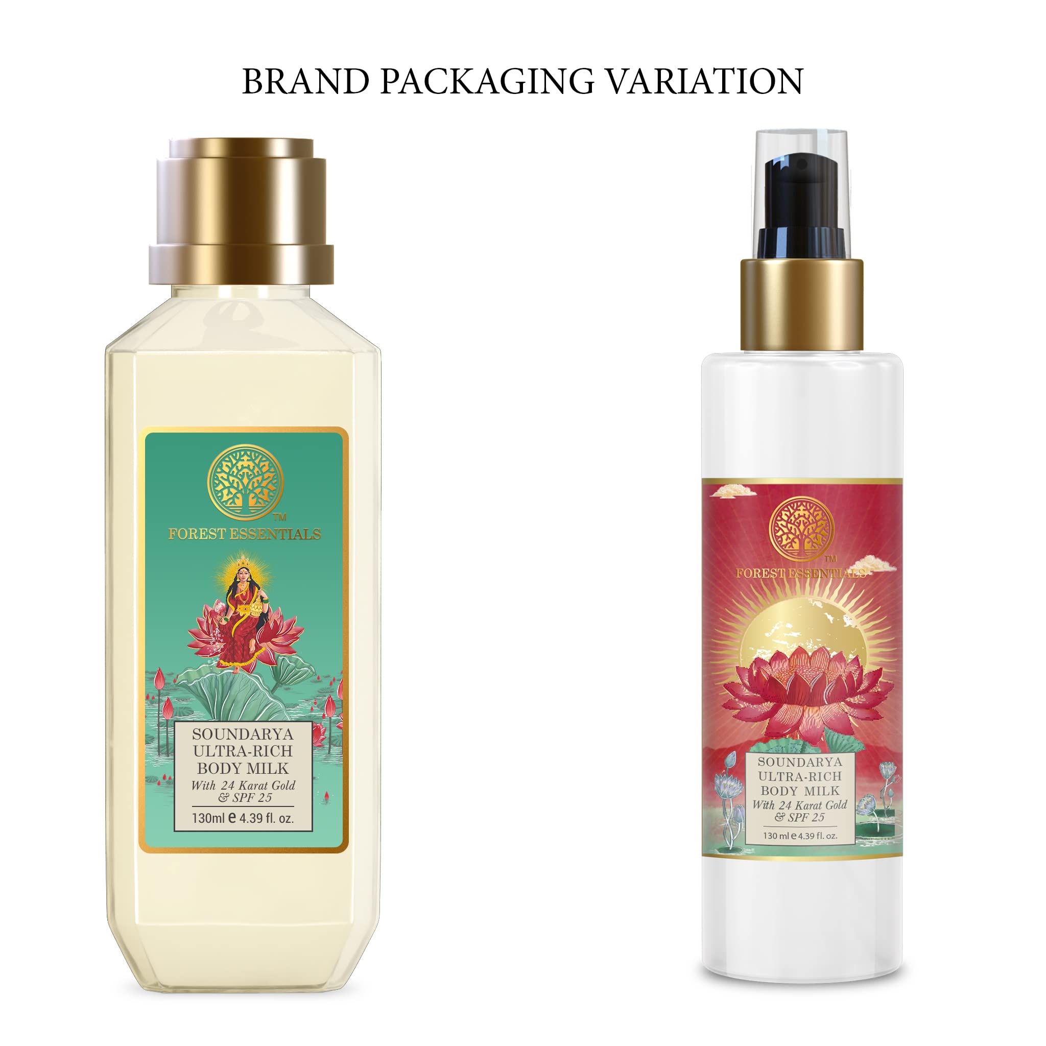 Forest Essentials Ultra Rich Body Milk Soundarya With 24k Gold & SPF 25 – view 7