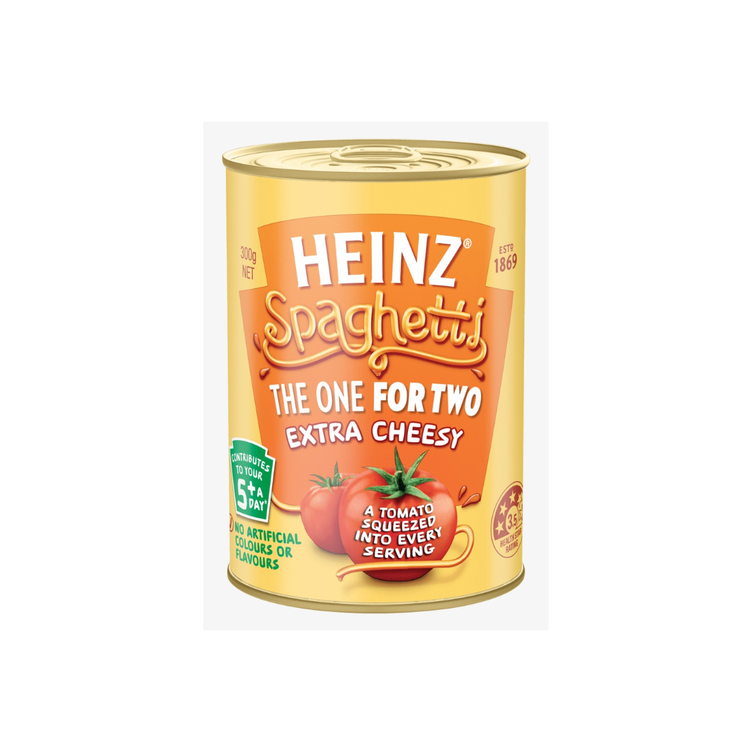 Heinz Spaghetti Extra Cheesy 300 gram single pack
