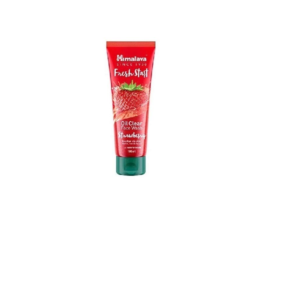 Himalaya strawberry gel face wash tube for oily skin 50 ml
