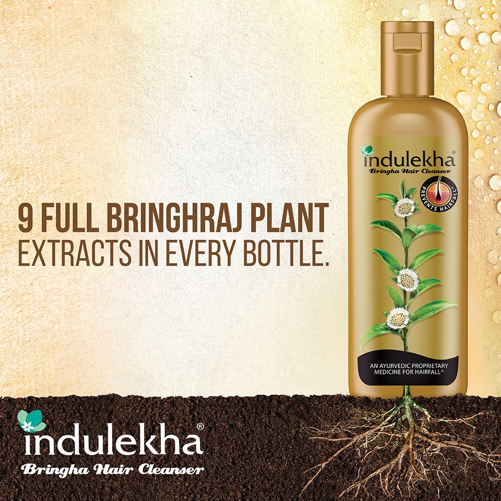Indulekha Bringha, Shampoo, 200ml, for Hair Fall Control, with Bringharaj Extracts, Amla, Shikakai, Paraben-Free, for Men & Women – view 6
