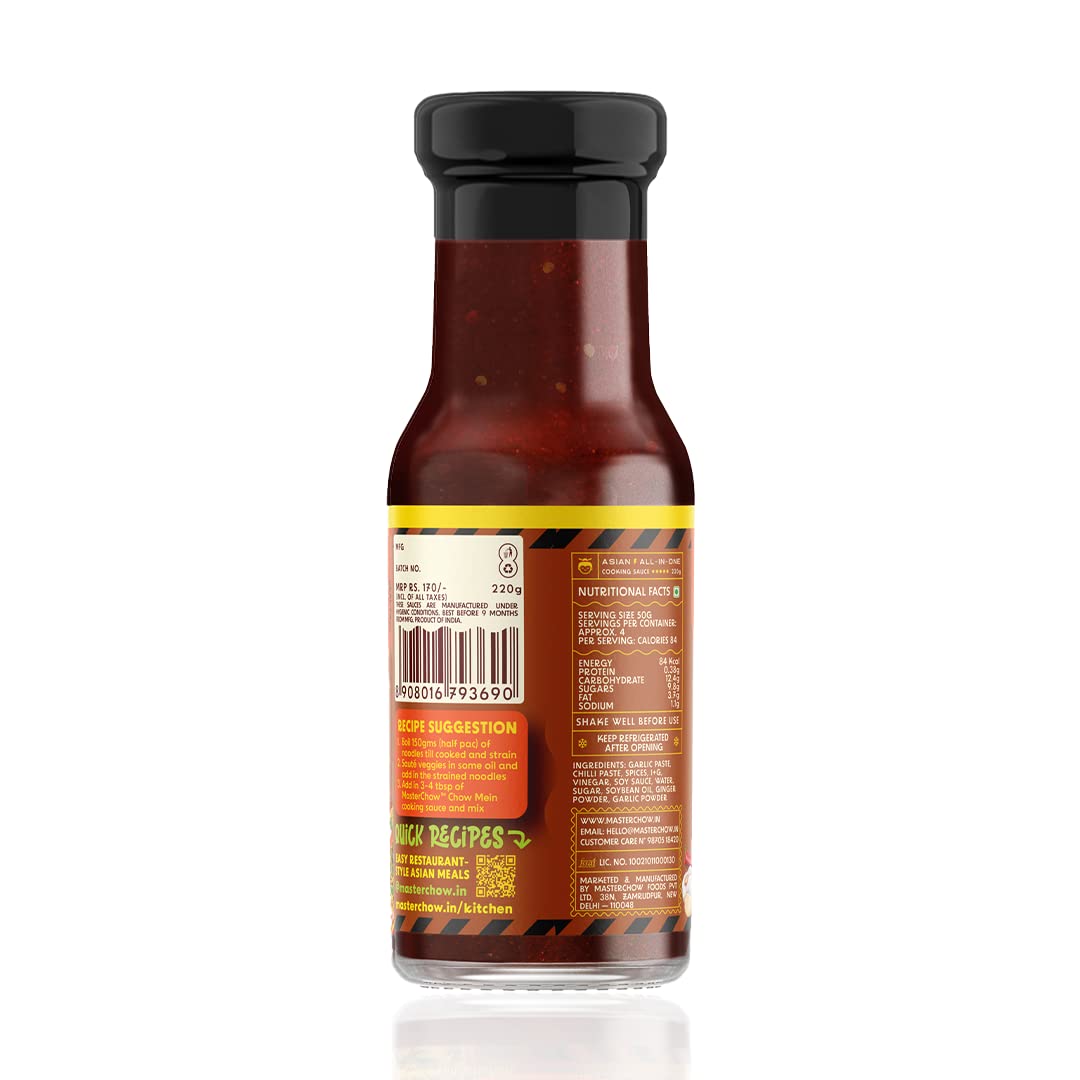 MasterChow Indo-Chinese Chowmein Sauce - Noodle Cooking Sauce – view 2