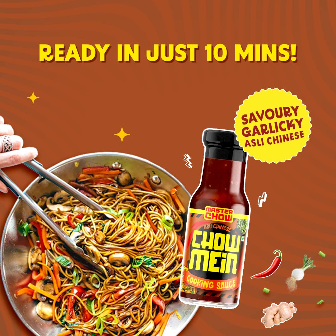 MasterChow Indo-Chinese Chowmein Sauce - Noodle Cooking Sauce – view 8