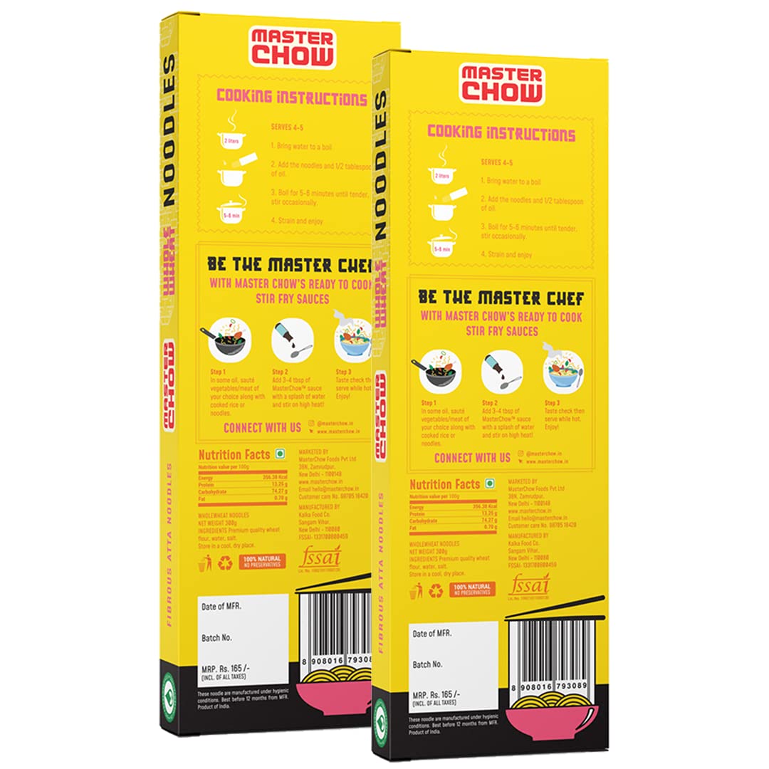 MasterChow Healthy Whole Wheat Noodles- Pack of 2 – view 2