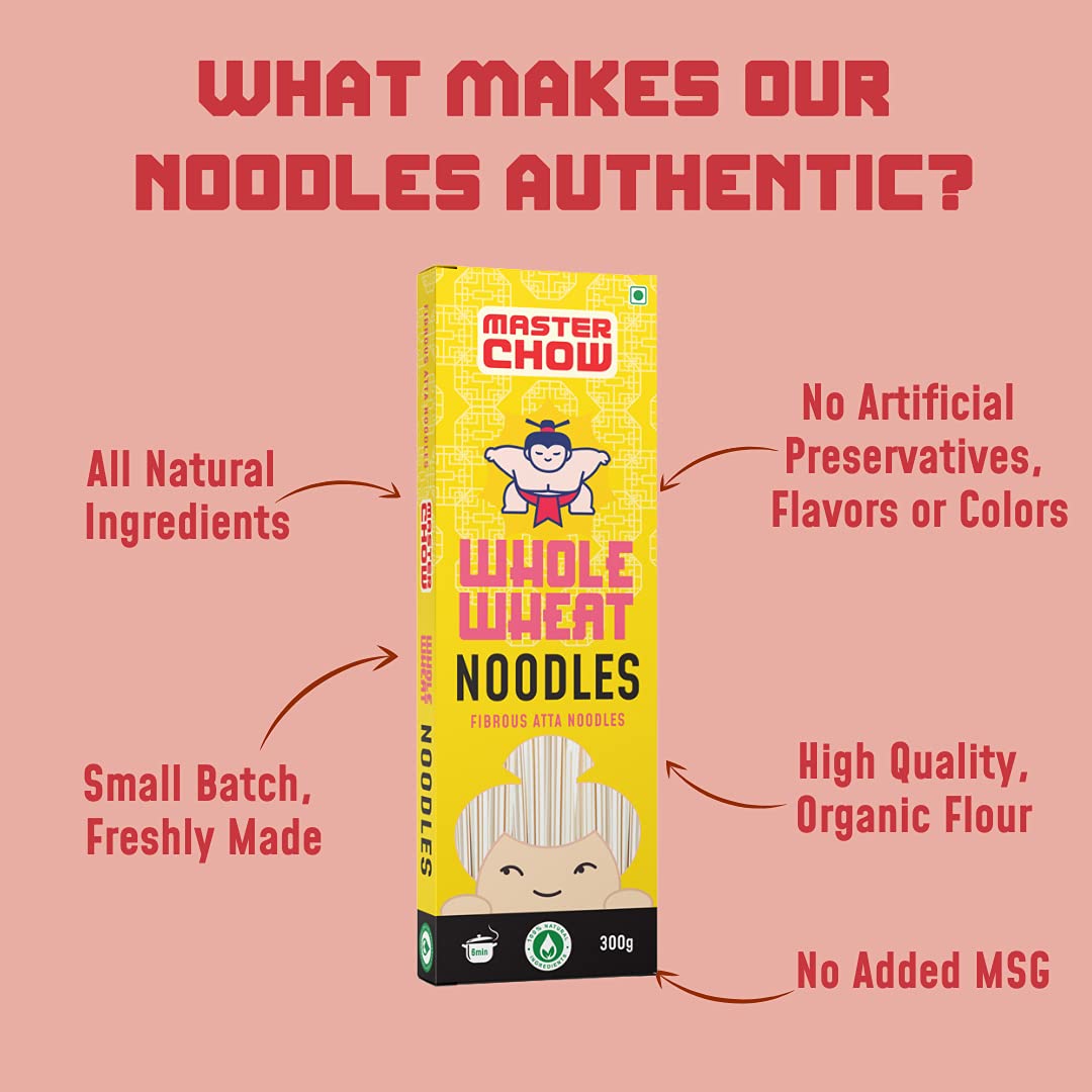 MasterChow Healthy Whole Wheat Noodles- Pack of 2 – view 3
