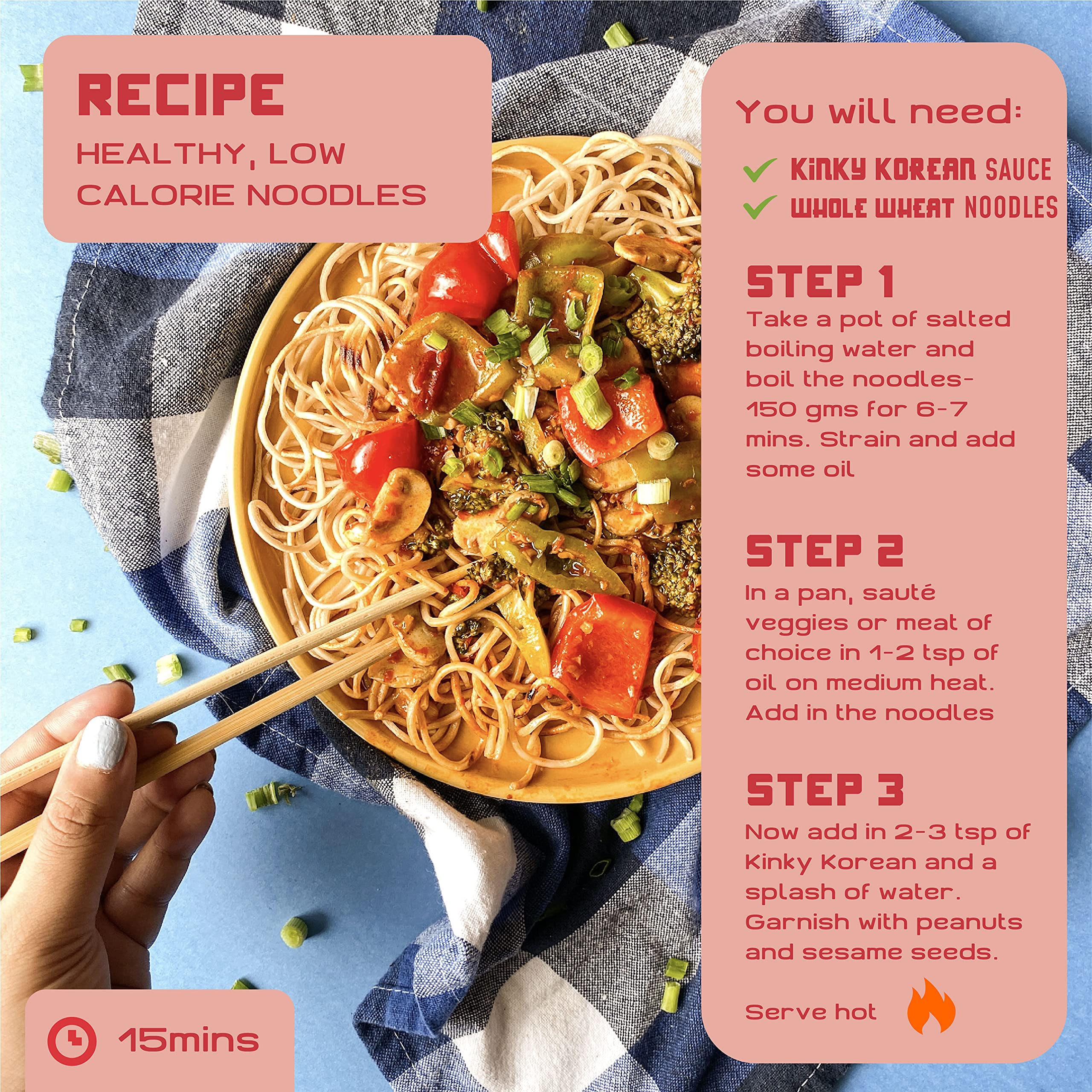 MasterChow Healthy Whole Wheat Noodles- Pack of 2 – view 4