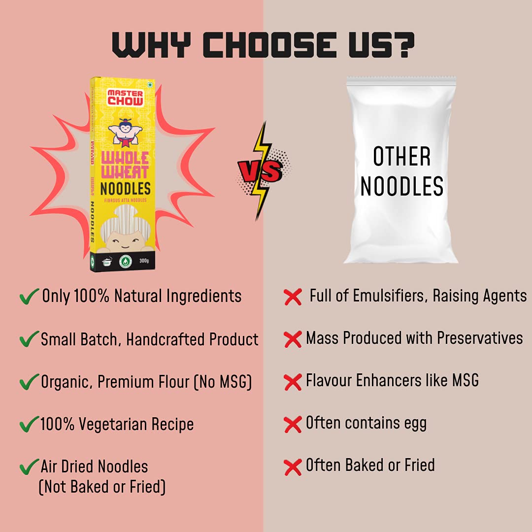 MasterChow Healthy Whole Wheat Noodles- Pack of 2 – view 5