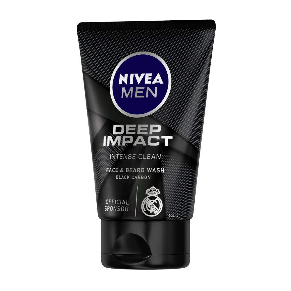 NIVEA Men Deep Impact Intense Clean Face Wash, 100ml (Pack of 3) – view 2