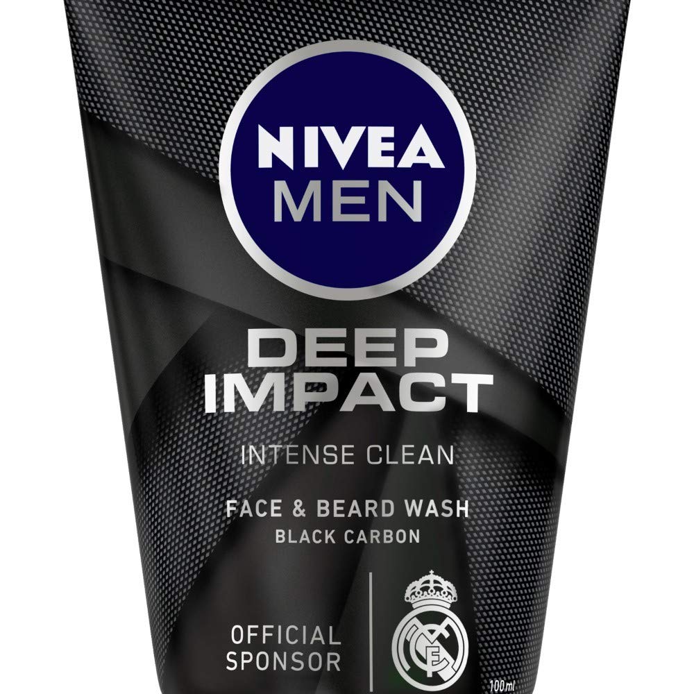 NIVEA Men Deep Impact Intense Clean Face Wash, 100ml (Pack of 3) – view 4