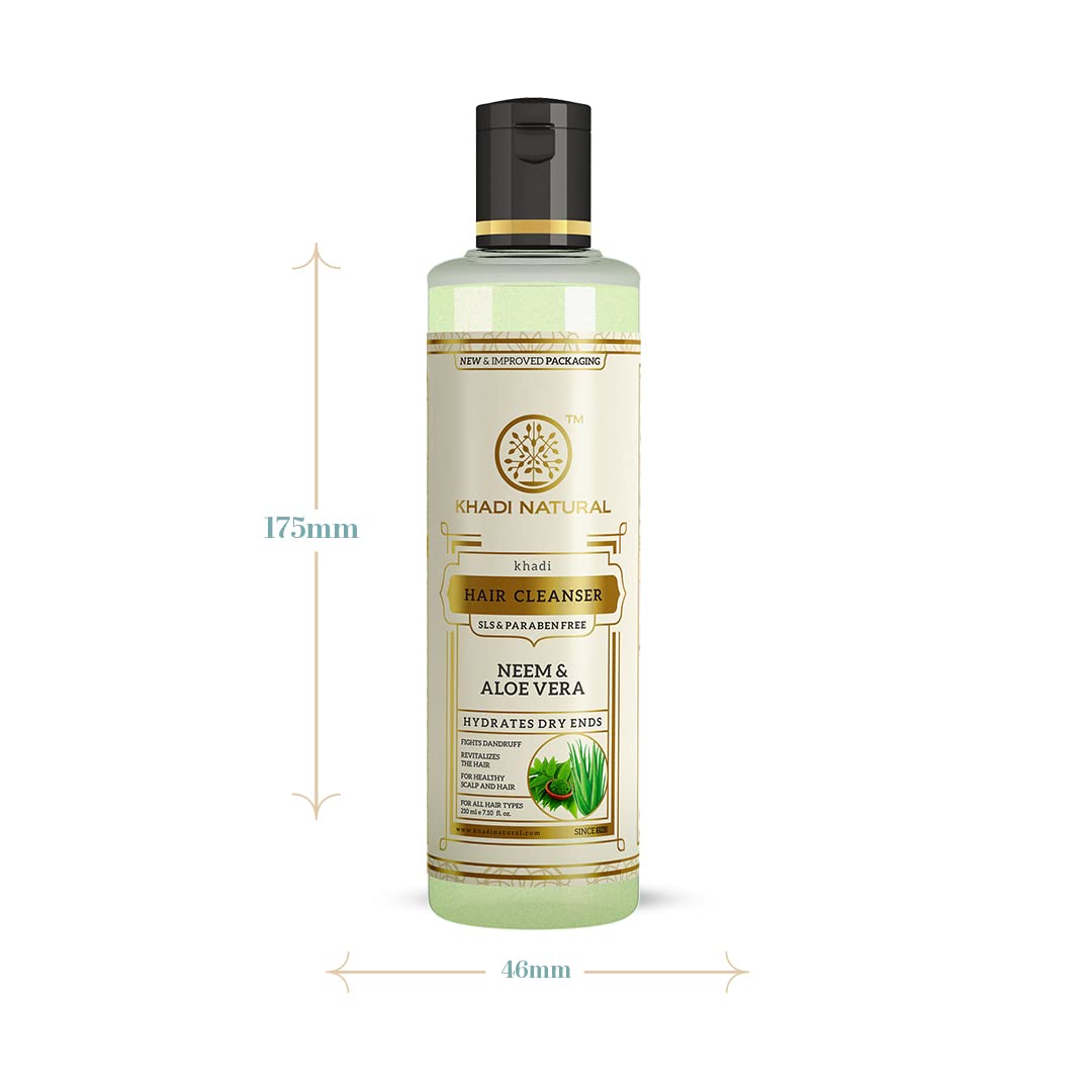 Khadi Natural Neem And Aloevera Herbal Hair Cleanser/Shampoo – view 5