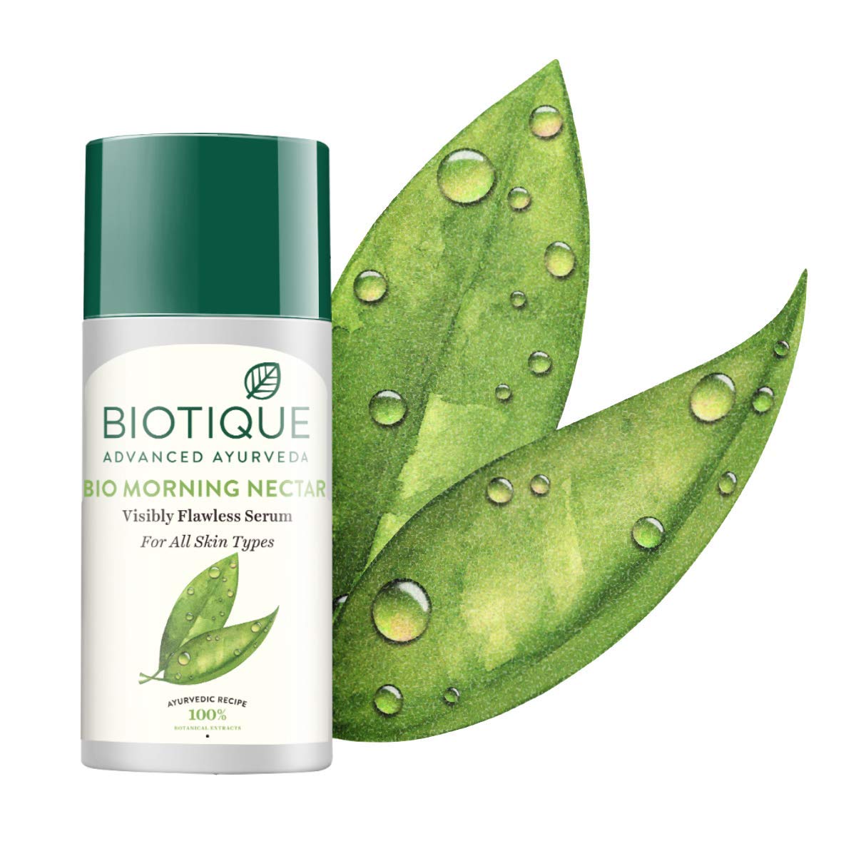 Biotique Morning Nectar Visibly Flawless Serum l Prevents Dark spots, Blackheads and Blemishes l Visibly Flawless Skin l Nourishes and Hydrates Skin l All Skin Types l 40ml – view 3