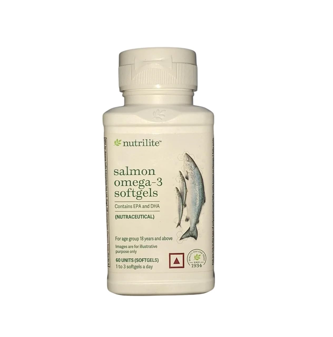 Amway Nutrilite Salmon Omega 3- Pack of 60N Softgels – view 2