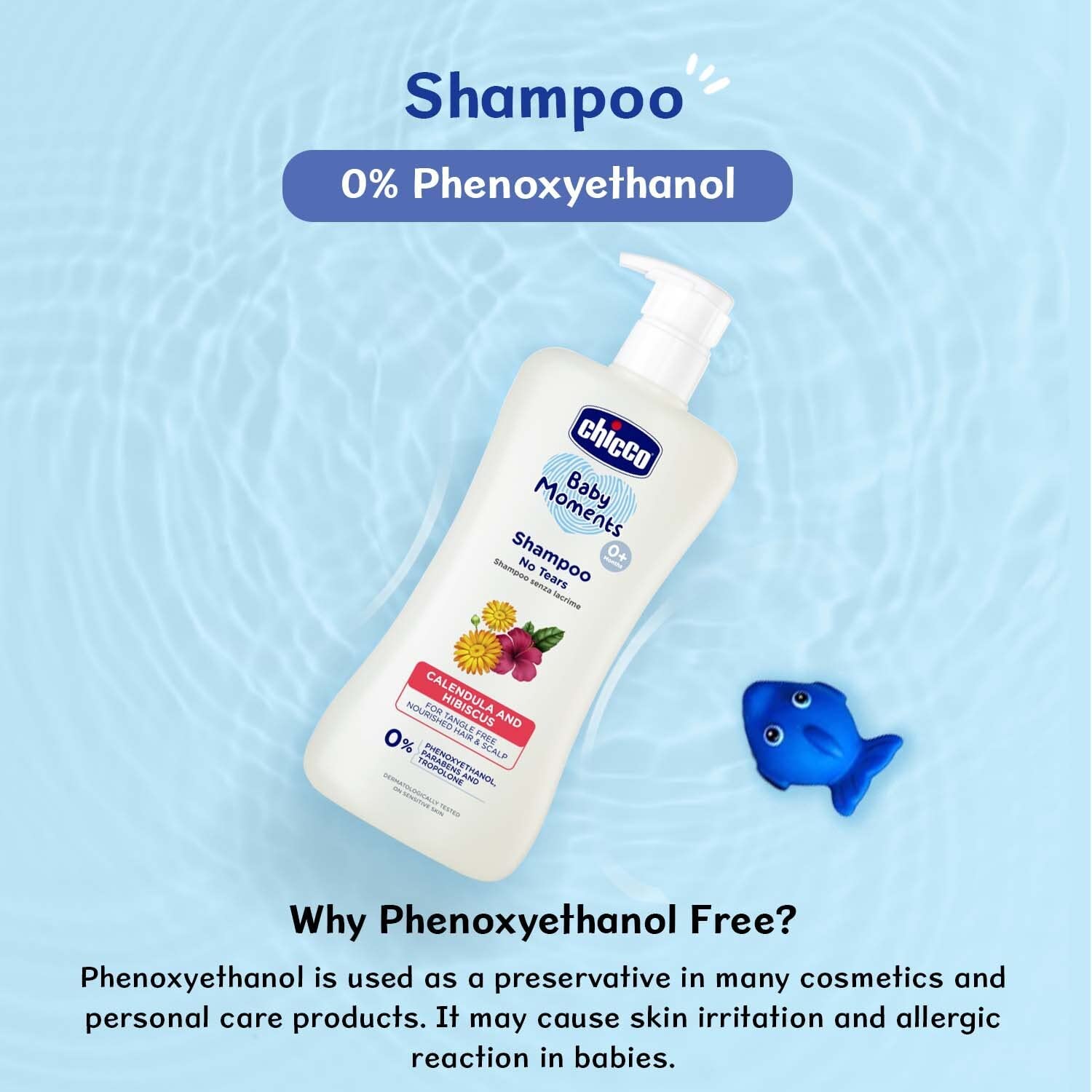 Chicco No-tears Shampoo for Soft and Tangle-free Baby Hair, Dermatologically tested, Paraben free (500 ml) – view 4