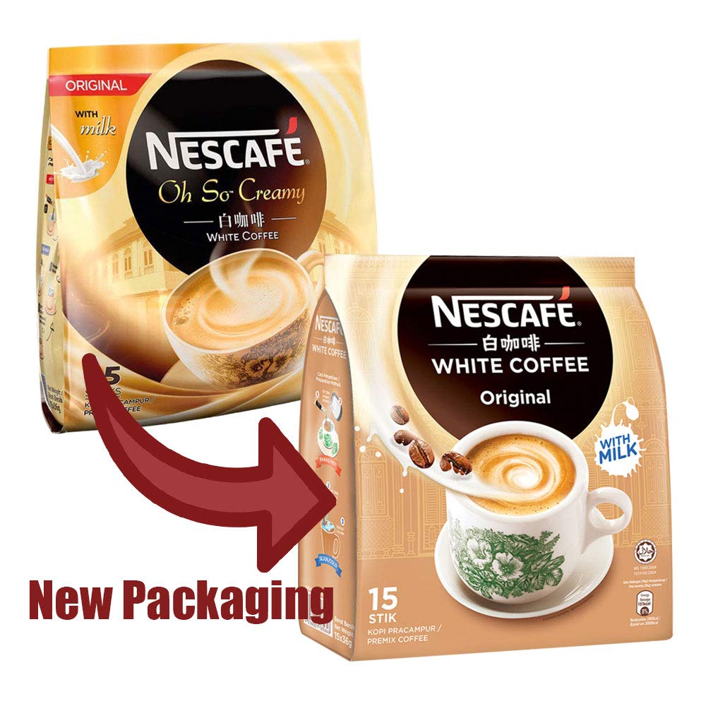 Nescaf Ipoh White Coffee ORIGINAL (15 Sachets) - "Oh So Creamy" – view 2