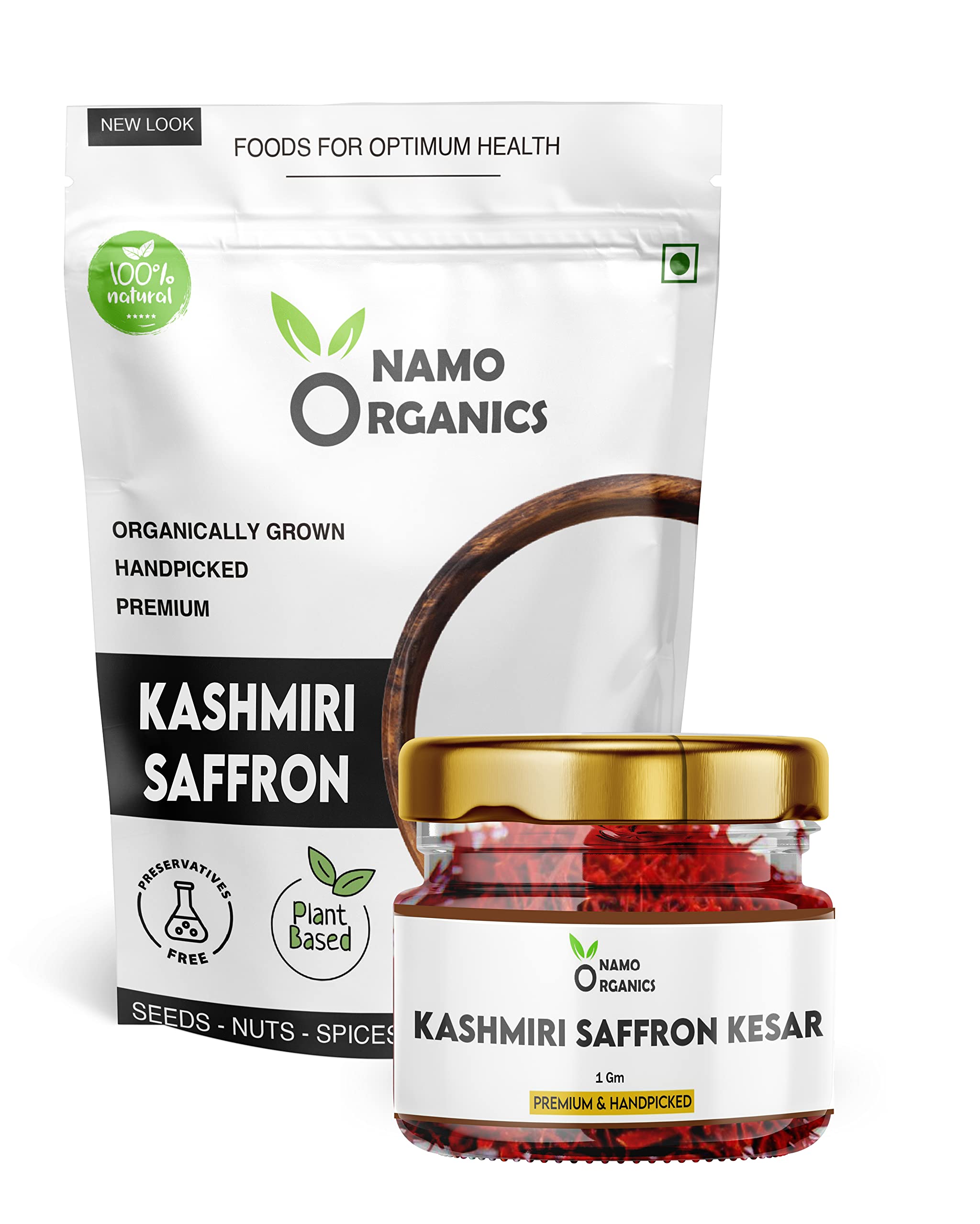 Pack of Namo Organics Kashmiri kesar saffron threads
