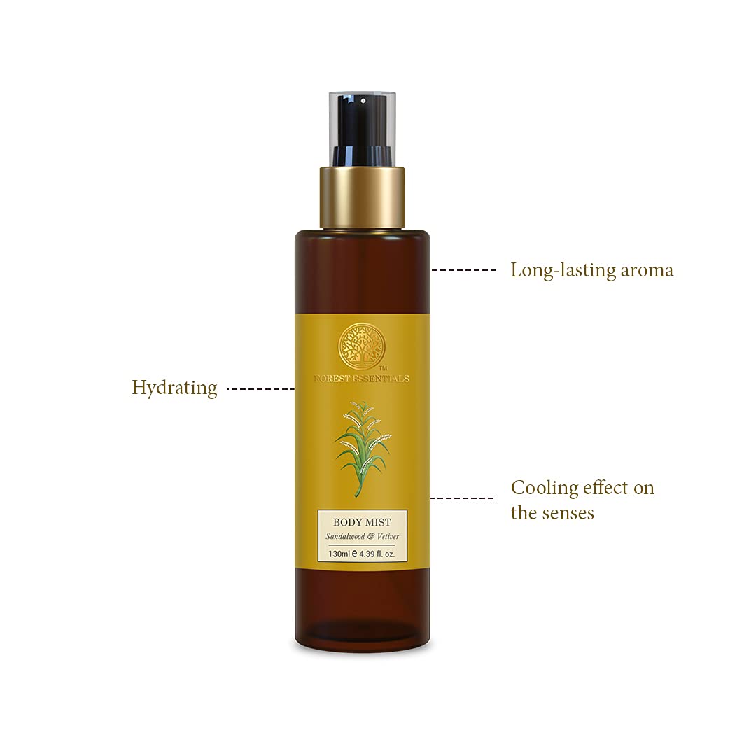 Forest Essentials Body Mist Sandalwood & Vetiver – view 3