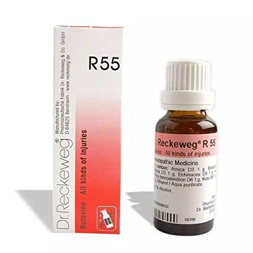 Dr Reckeweg R 55 all kind of injuries drop bottle
