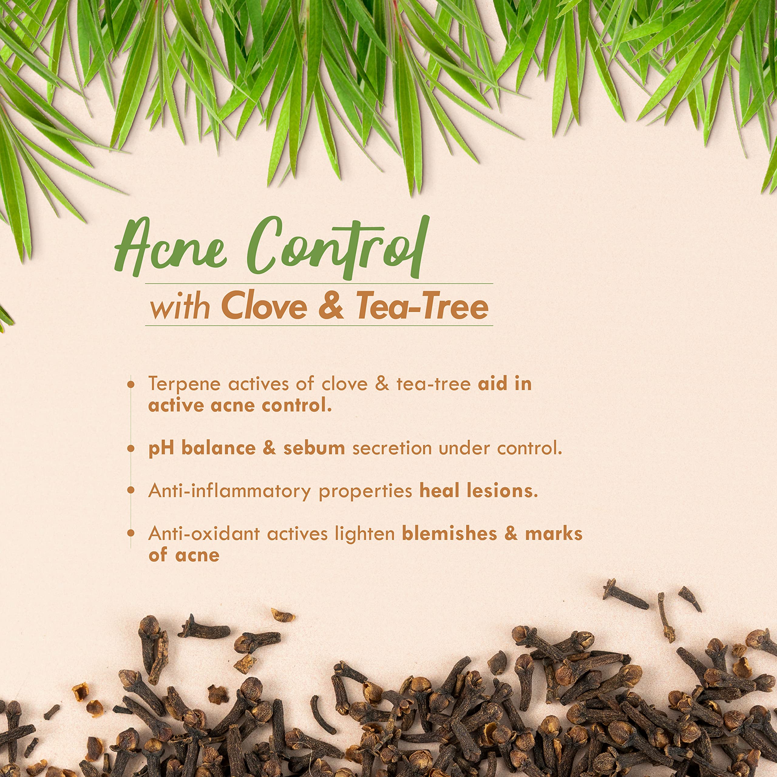 Nat Habit Fresh Whipped Face Cream, Clove Tea-Tree Terpene+ All Day Face Malai For Anti-Acne, Face Moisturisation, Acne Control & Sun Protection (30gm, Pack of 1) – view 5