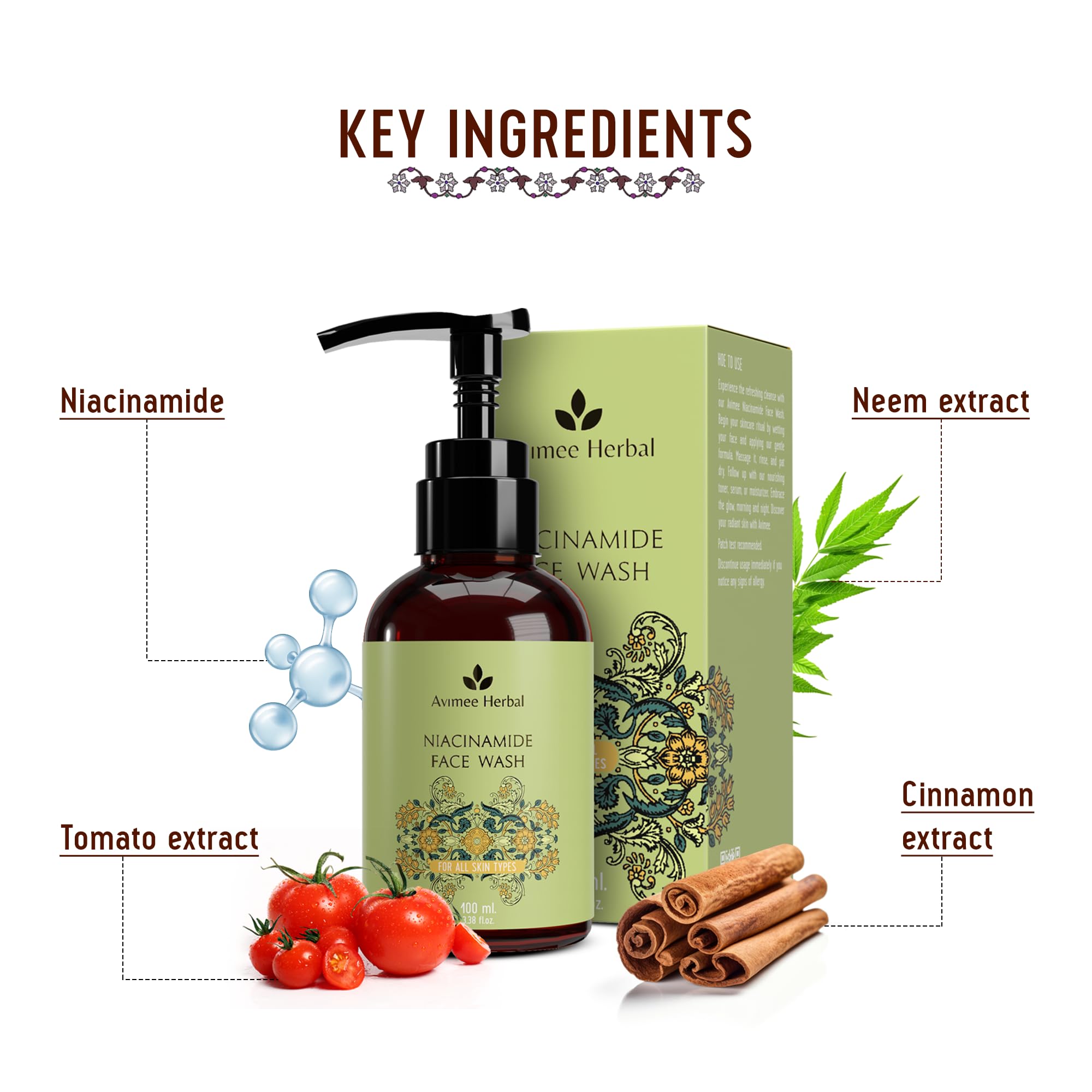 Avimee Herbal Niacinamide Face Wash – view 5