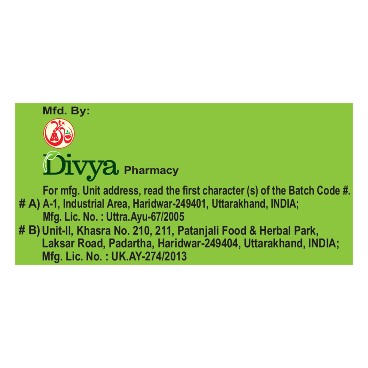 Divya Swasari Vati 44 g – view 5