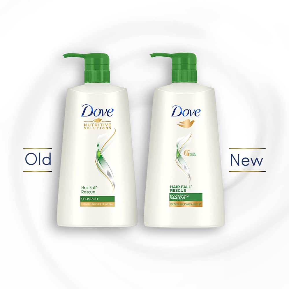 Dove Hair Fall Rescue, Shampoo, 650ml, for Damaged Hair, with Nutrilock Actives, to Reduce Hairfall & Repair, Deep Nourishment to Damaged Hair – view 3