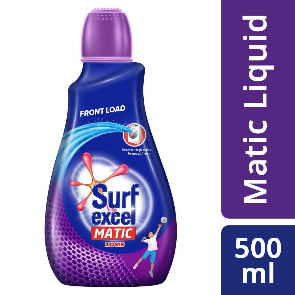 Surf Excel Matic Front Load Liquid Detergent - 500 Ml, 1 Count – view 3