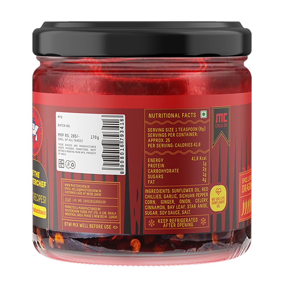 MasterChow 2X Spicy Sichuan Chilli Oil (170 gms) New Launch – view 2