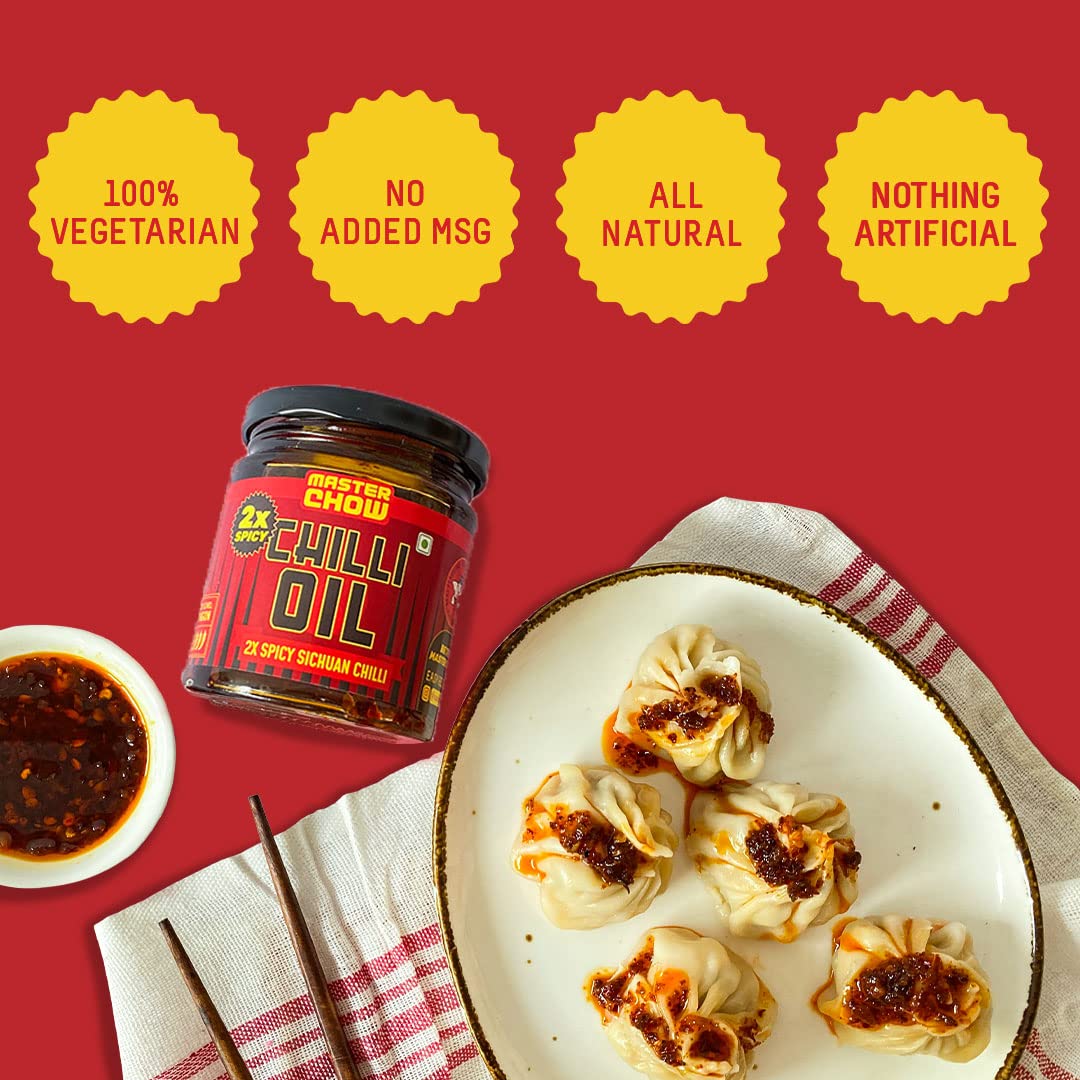 MasterChow 2X Spicy Sichuan Chilli Oil (170 gms) New Launch – view 5