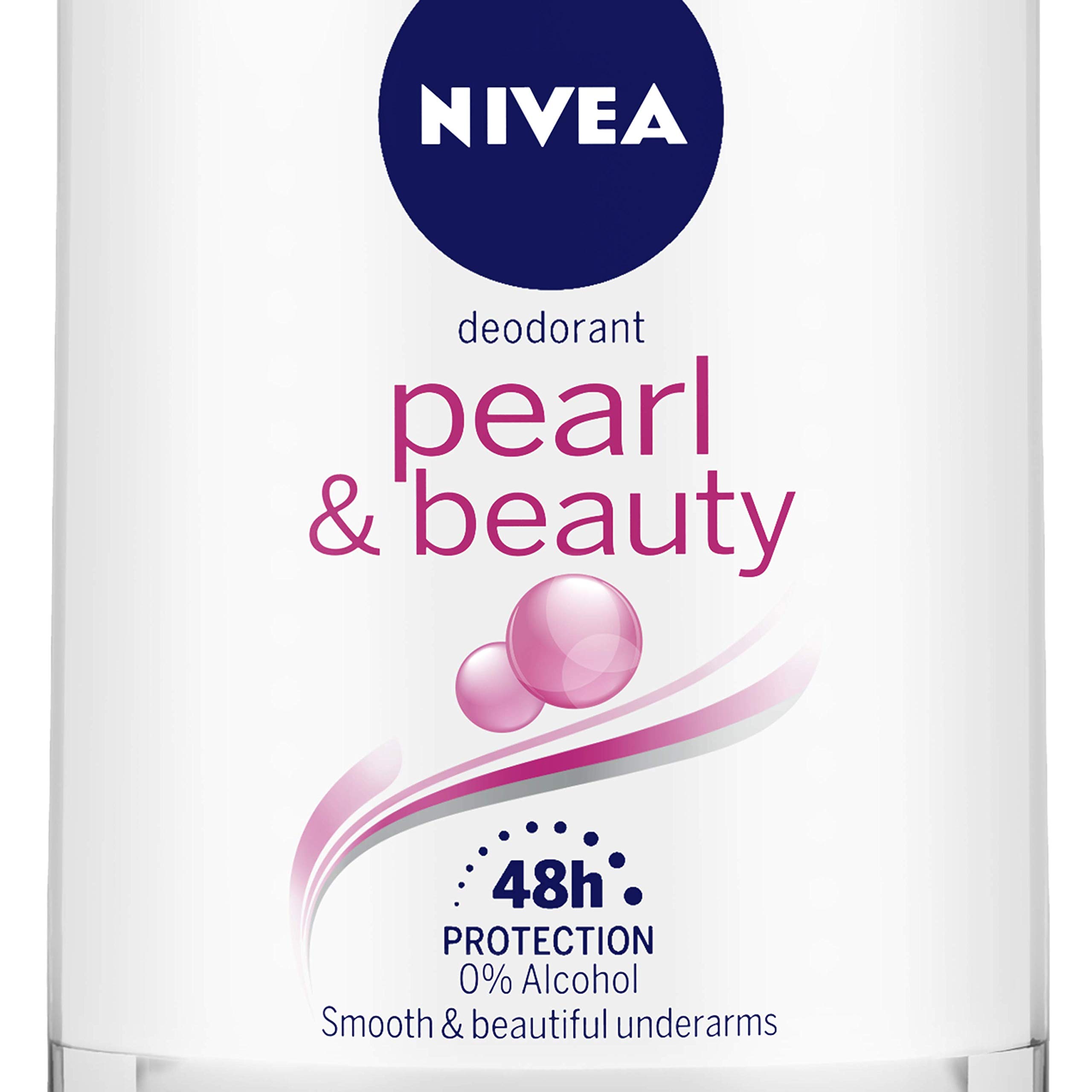 NIVEA Pearl and Beauty 50ml Deo Roll On (Pack of 3) – view 4