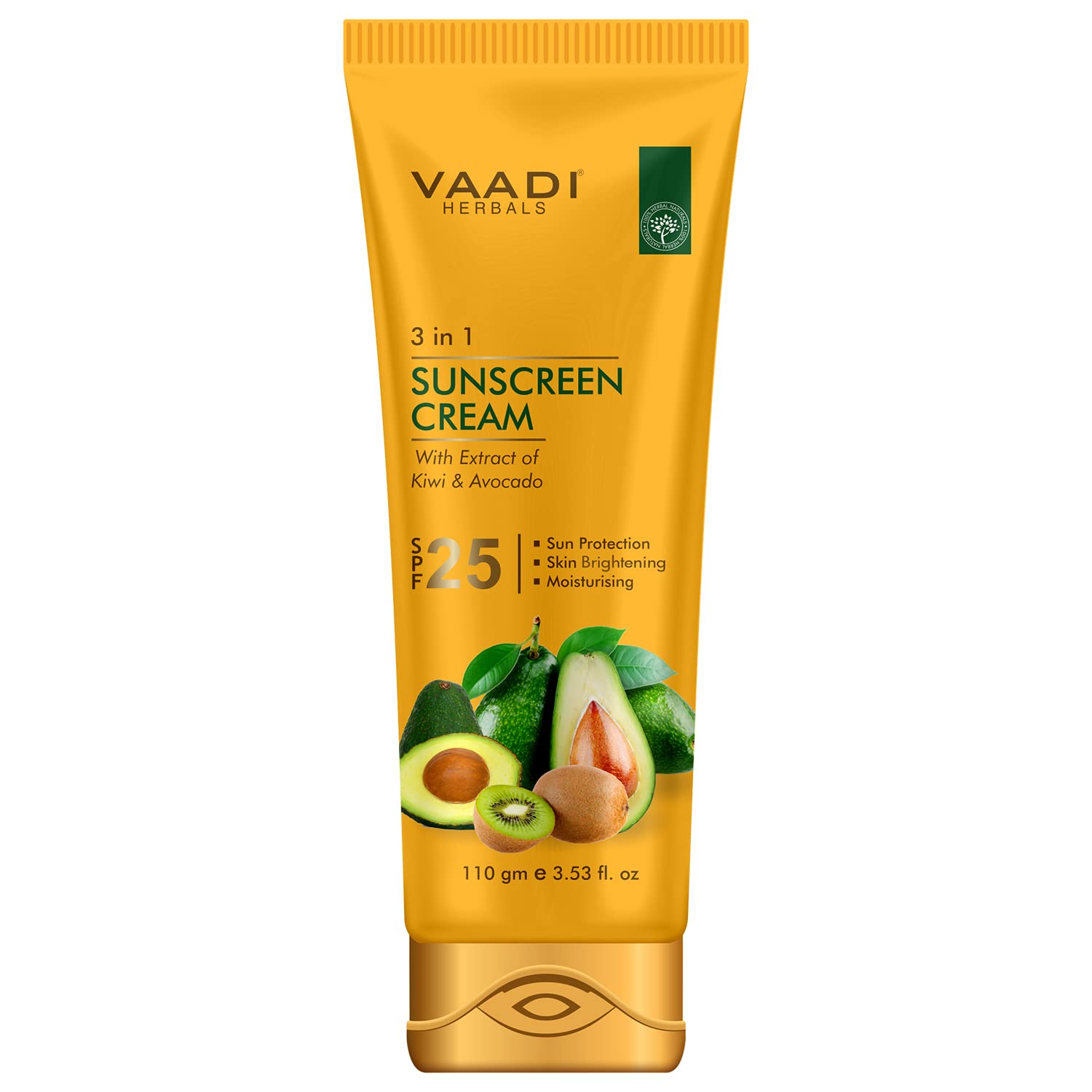 Vaadi Herbals sunscreen cream for all skin types 110 g packaging