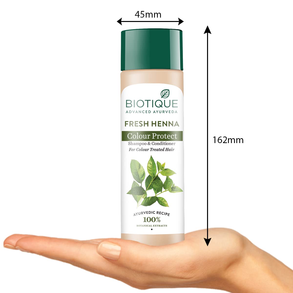 Biotique Fresh Henna Color Protect Shampoo & Conditioner For Color Treated Hair, 190 ML – view 4