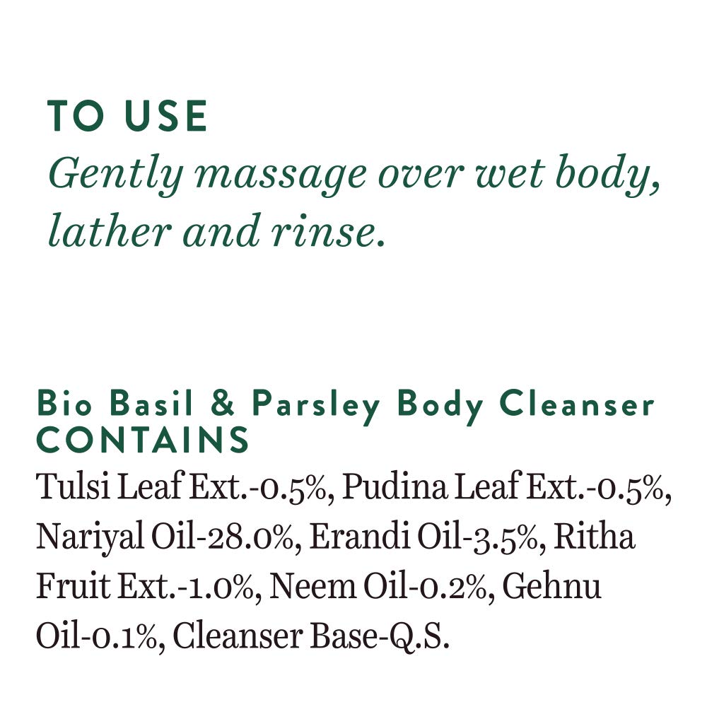Biotique Basil & Parsley Revitalizing Body Wash – view 6