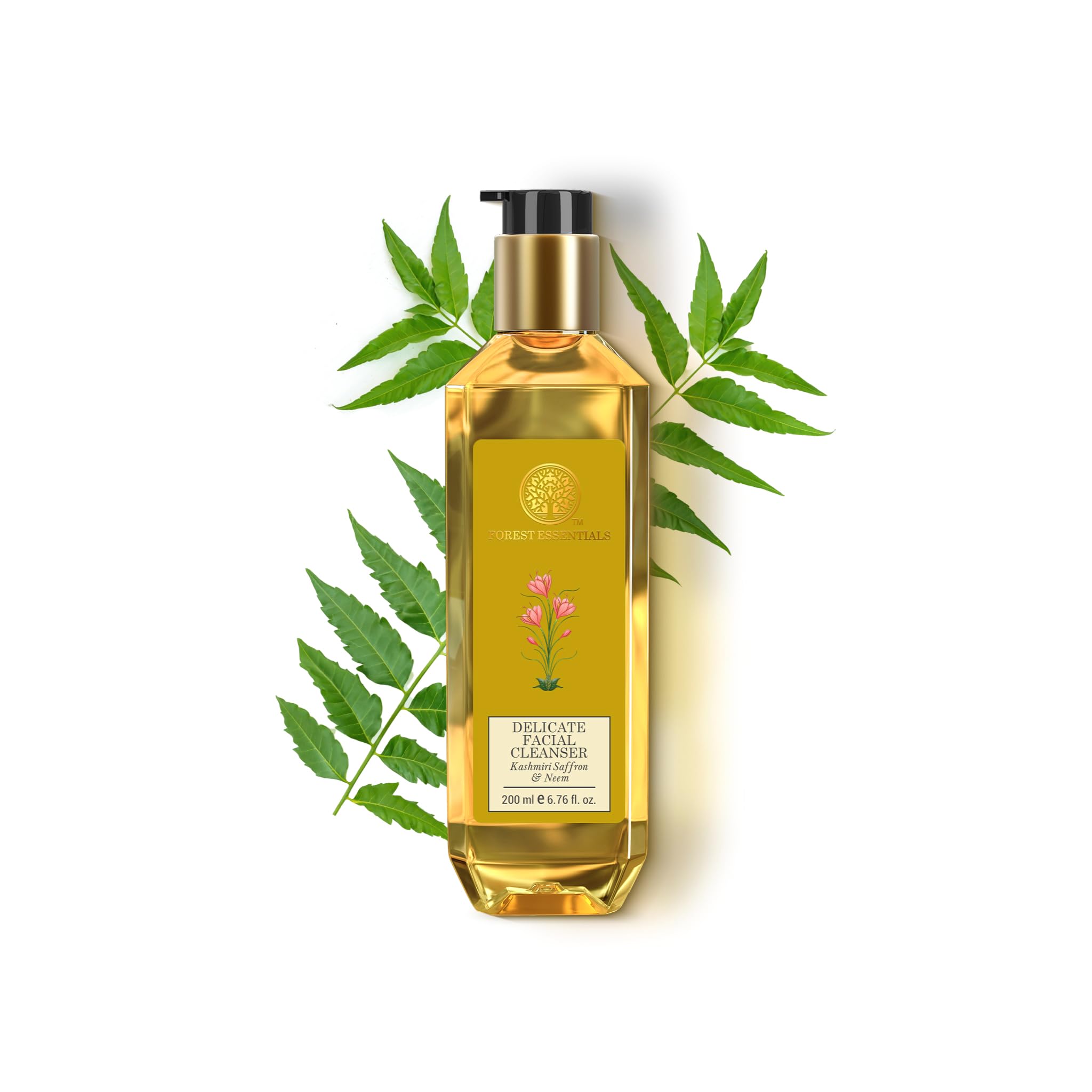 Forest Essentials Delicate Facial Cleanser with Kashmiri Saffron & Neem – view 2