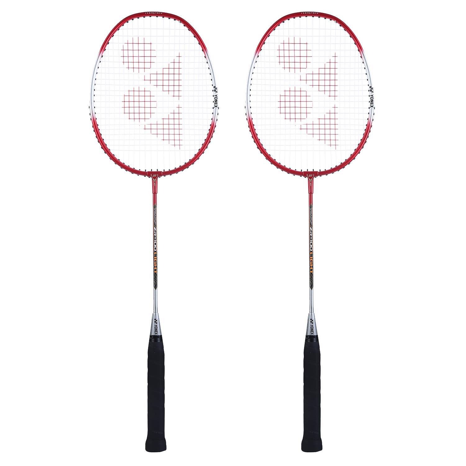 YONEX ZR 100 Light Aluminium Blend Badminton Racquet with Full Cover (Red/Red) - Set of 2 – view 3