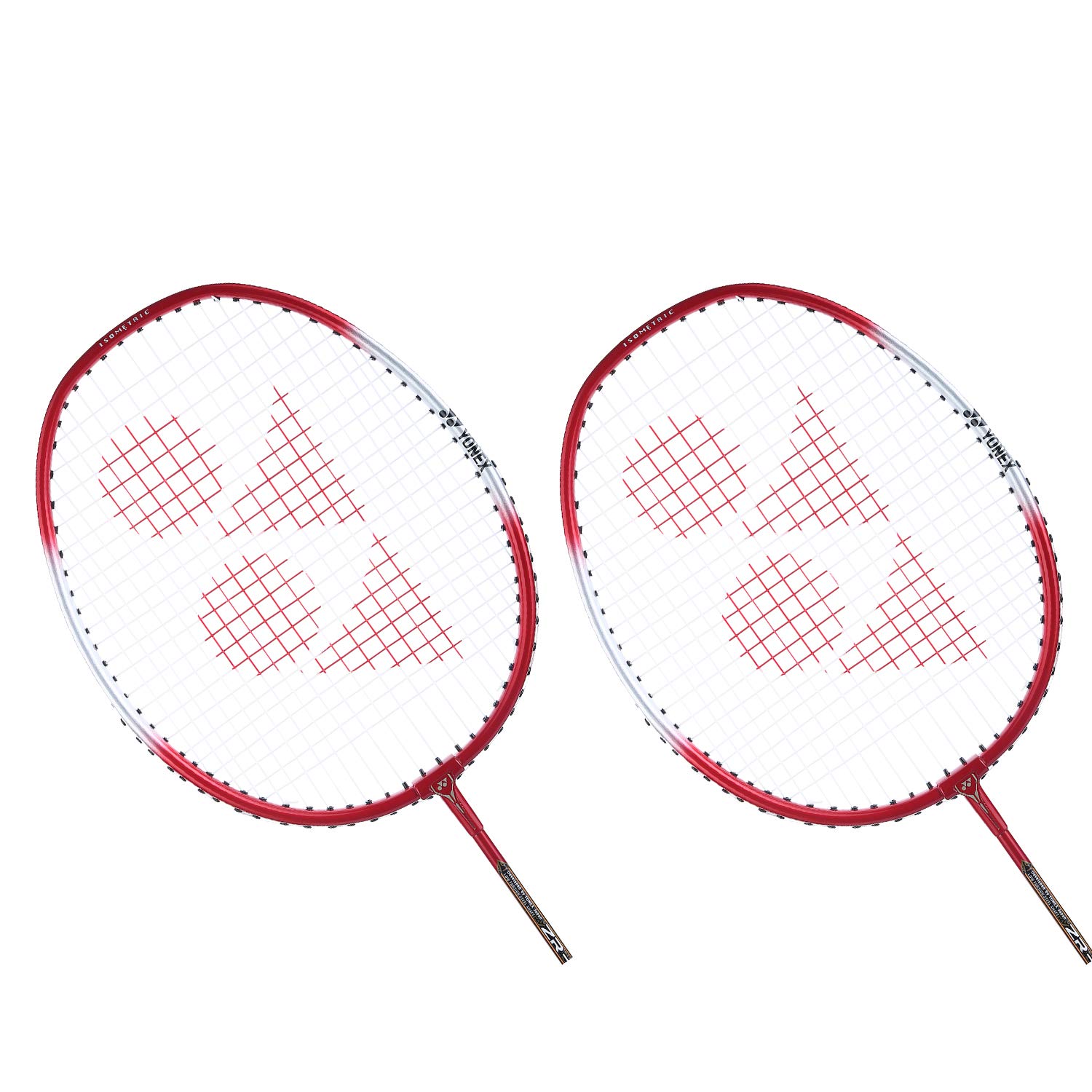 YONEX ZR 100 Light Aluminium Blend Badminton Racquet with Full Cover (Red/Red) - Set of 2 – view 5