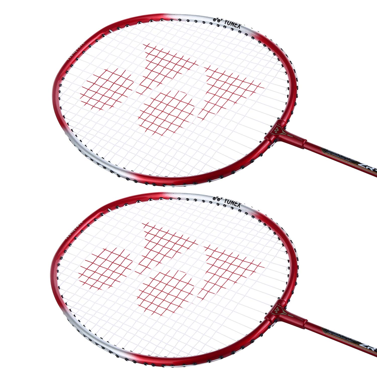 YONEX ZR 100 Light Aluminium Blend Badminton Racquet with Full Cover (Red/Red) - Set of 2 – view 6