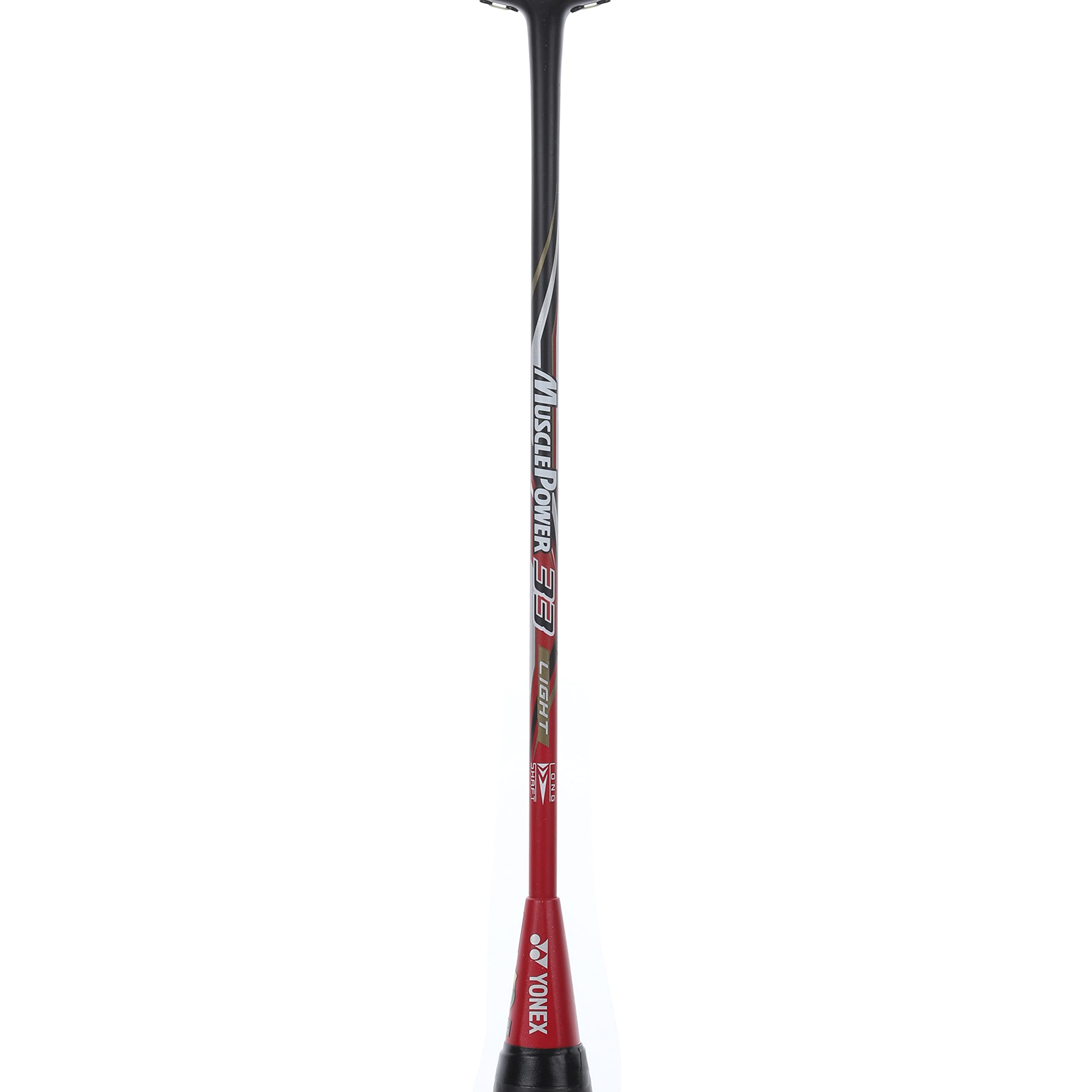 YONEX Muscle Power 33 Light Graphite Badminton Racquet, Black Red – view 4