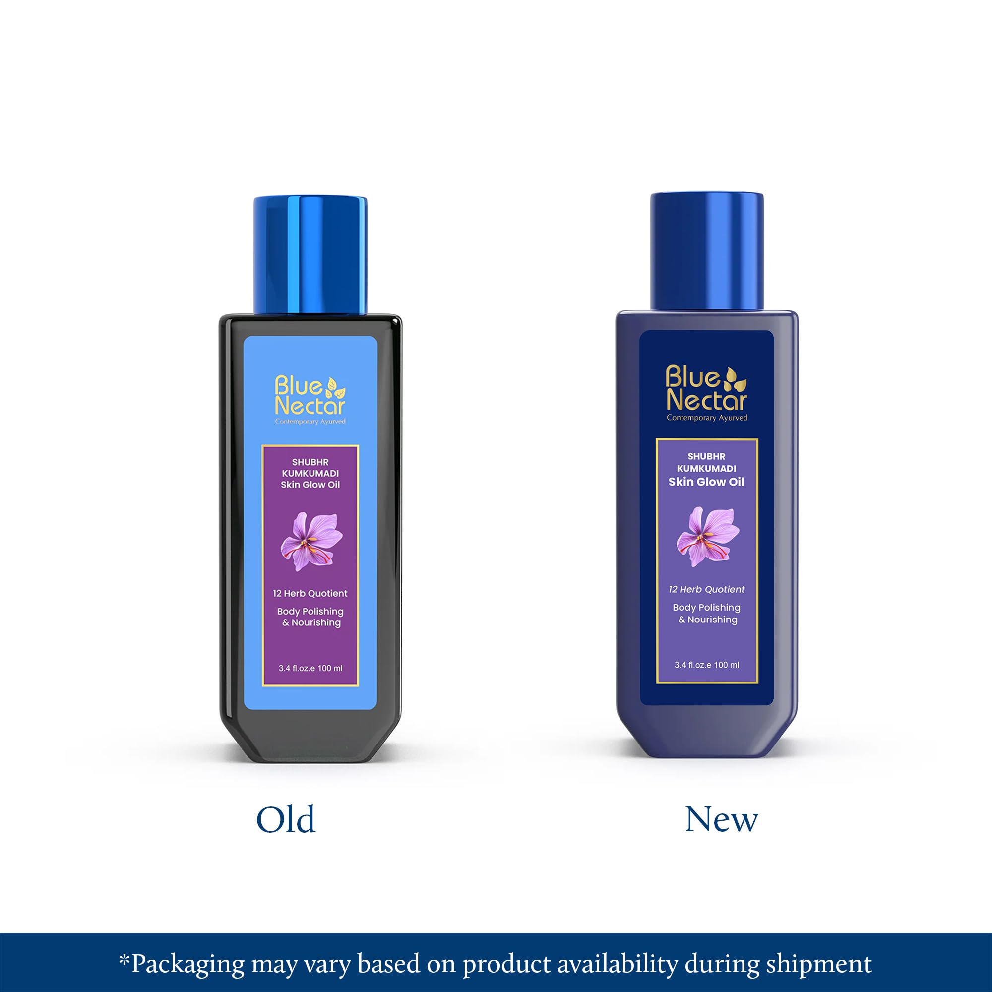 Blue Nectar Kumkumadi Body Oil for Glowing Skin – view 2