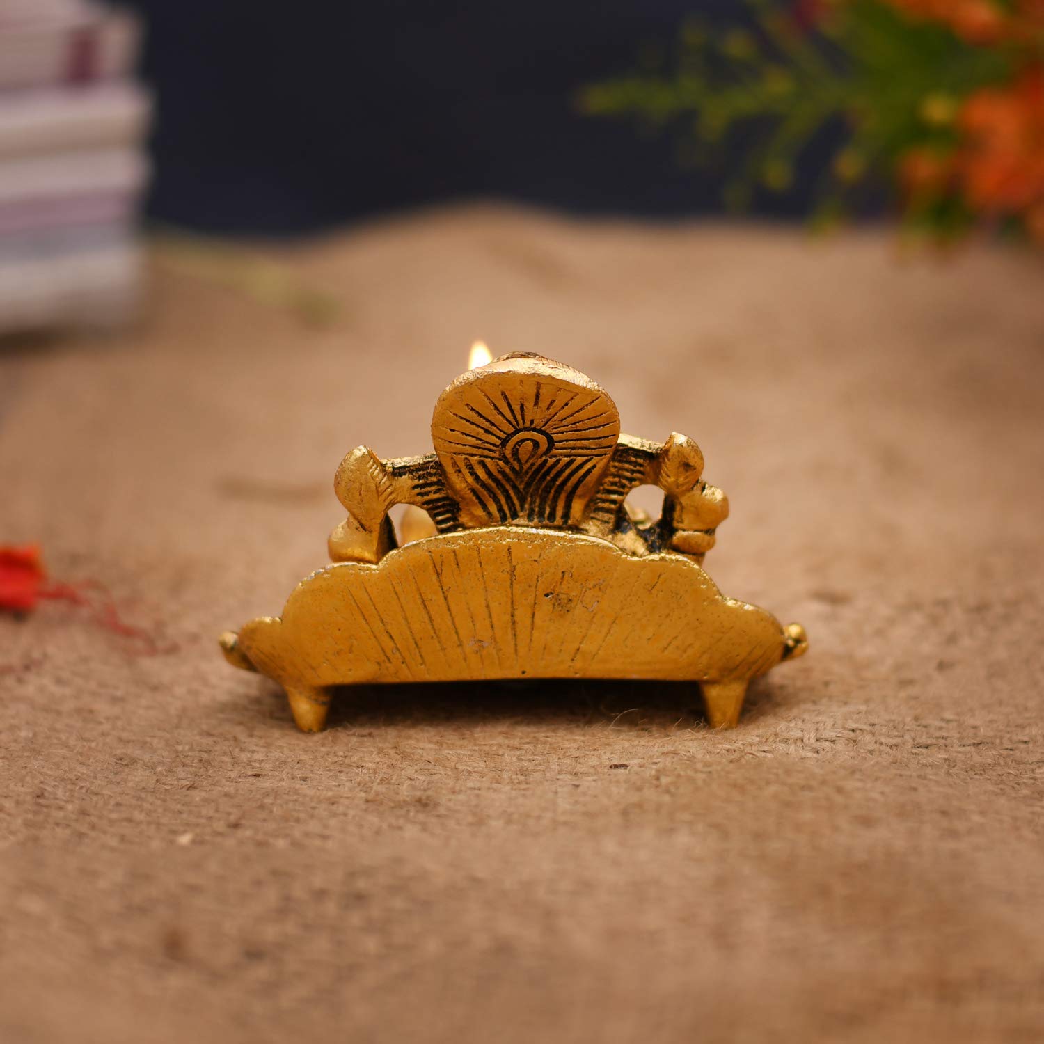 Collectible India 5 Ganesh Diya for Pooja - Diwali Decoration Items, Wedding Anniversary Housewarming Corporate Gift – view 5