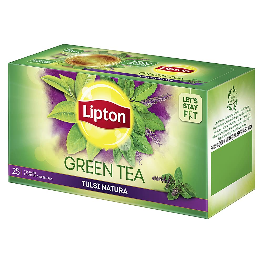 Lipton Tulsi Natura Green Tea, 25 Tea Bags – view 4