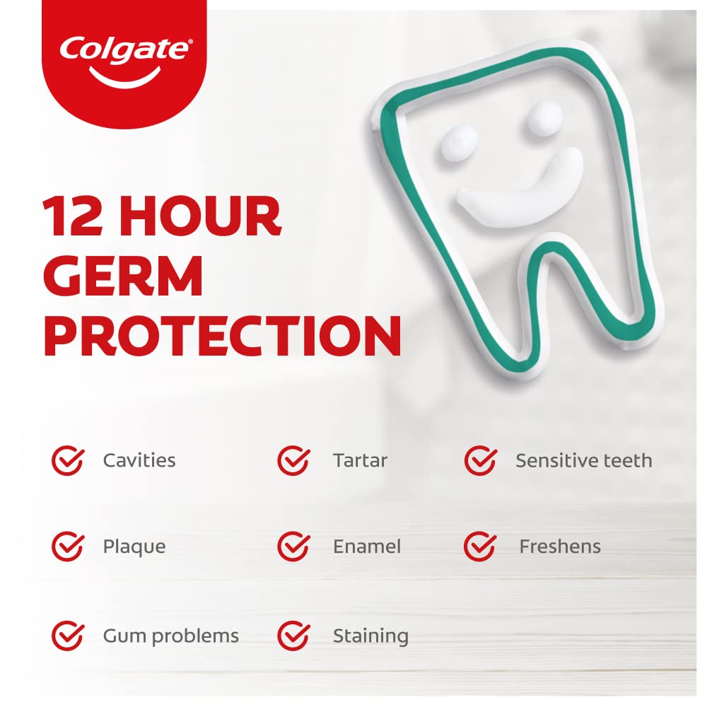 Colgate Total Whole Mouth Health, Antibacterial Toothpaste, 120gm + 120gm (Advanced Health, Saver Pack) and Colgate Active Salt Toothpaste, 300g (Saver Pack) – view 5
