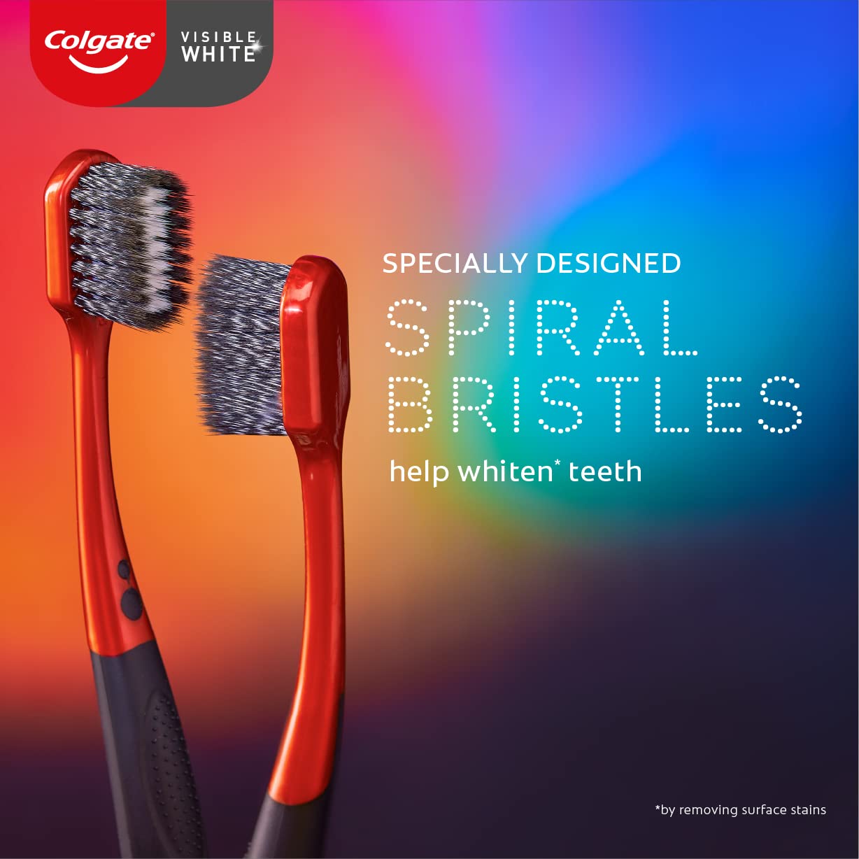 Colgate Visible White O2 Teeth Whitening Toothpaste - Aromatic Mint 50g & Colgate Visible White O2 Toothbrush Ultra Soft - 2pcs – view 5