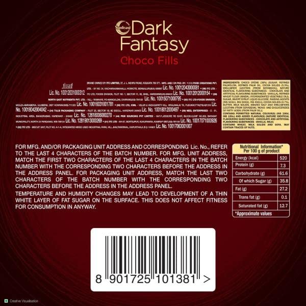 Sunfeast Dark Fantasy Biscuits Choco Fills, 300g (Pack of 2) Promo Pack – view 4