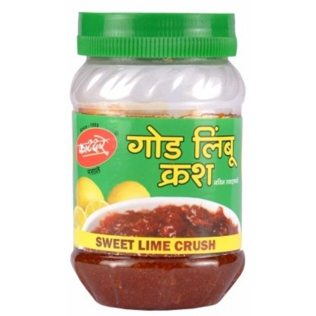 Two jars of Katdare meetha nimbu achar sweet lime pickle