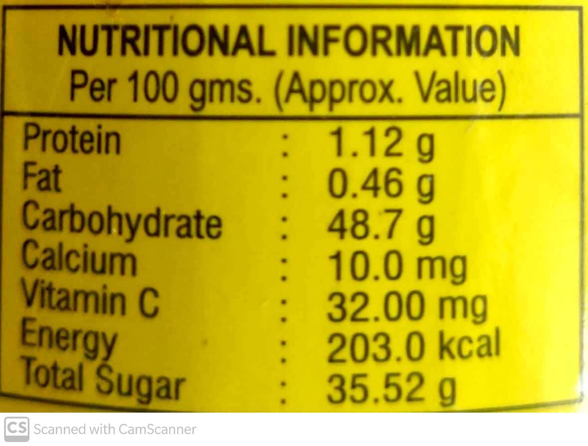 Maharashtra Katdare God Nimbu (Sweet Lime) Crush-200gm – view 2