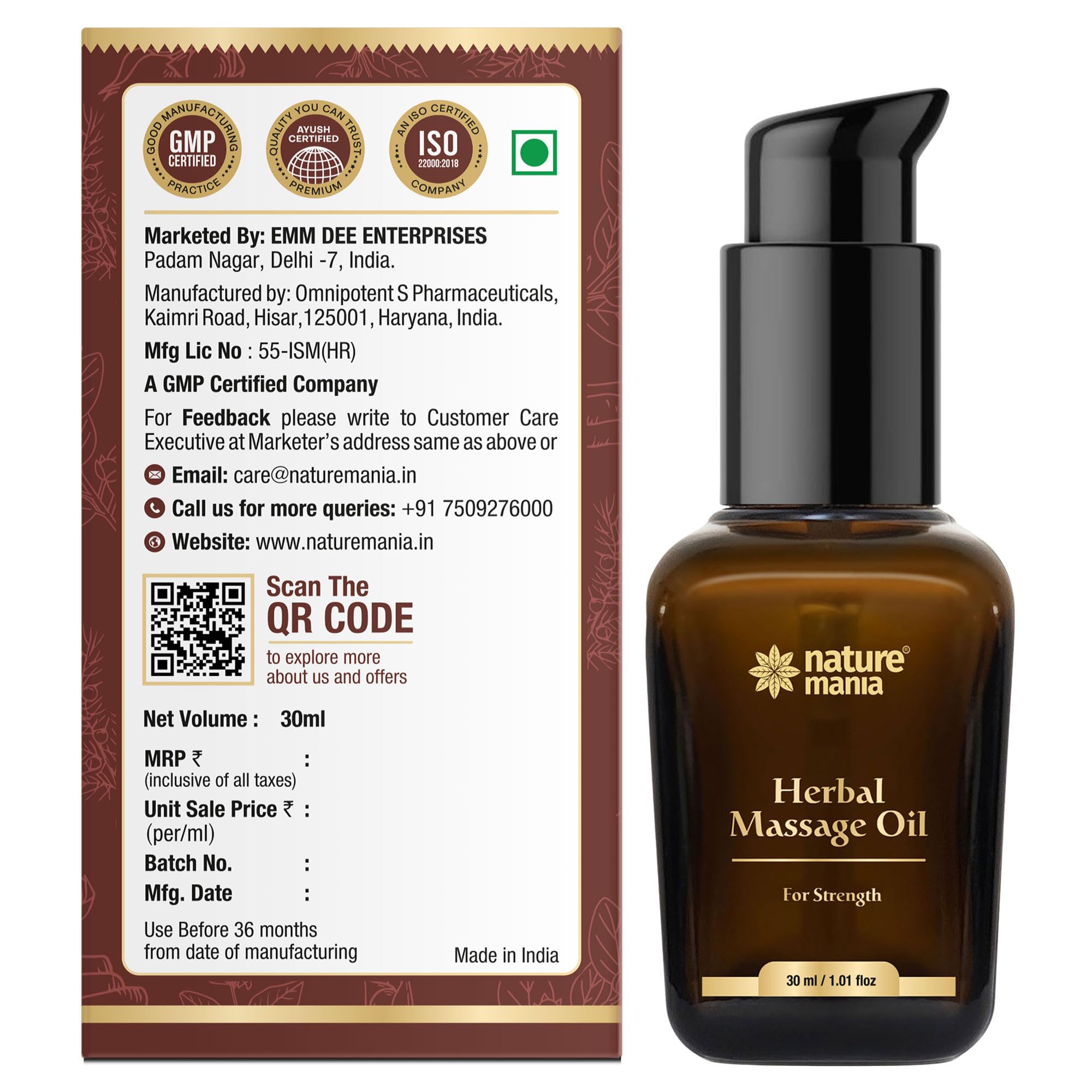 NATURE MANIA Lift-Up Oil for Men – view 4